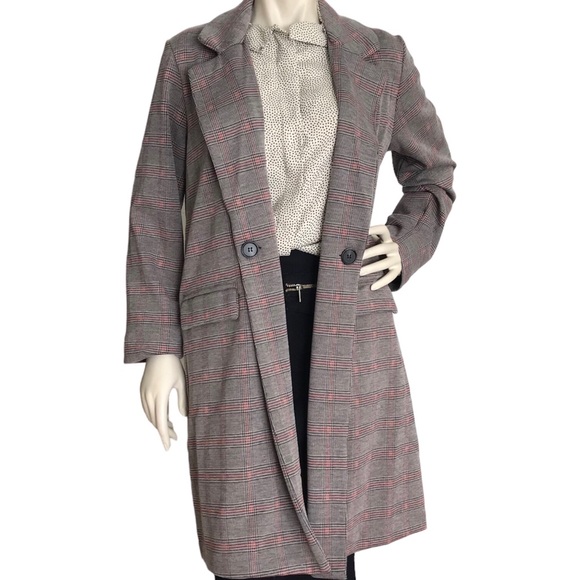 Spring plaid coat - Picture 1 of 2